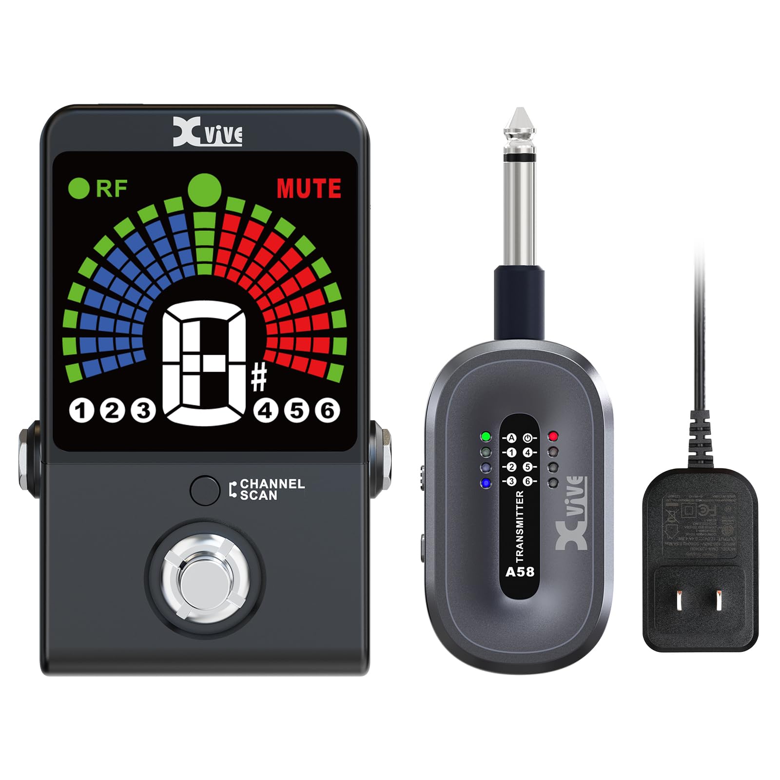 Amazon.com: Xvive P58 Wireless Guitar Pedal System with 5.8G